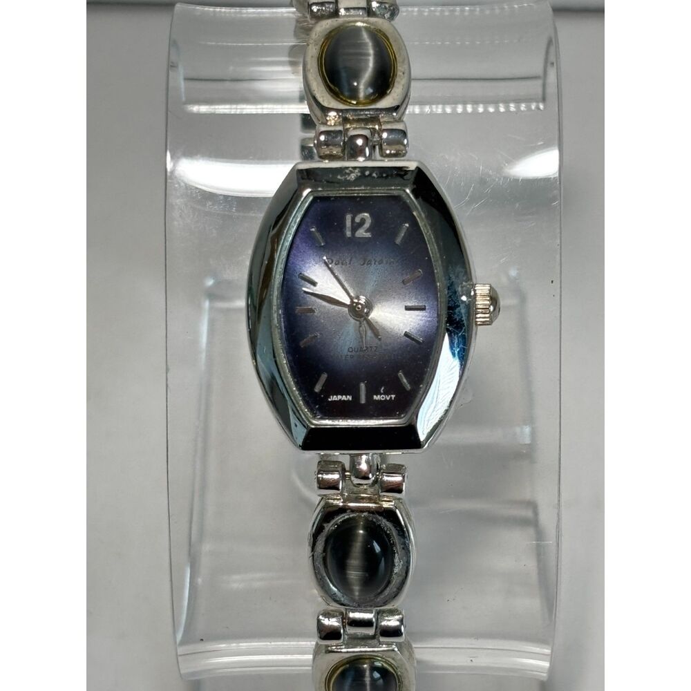 Paul Jardin tonneau bracelet watch with gems women's watch, working